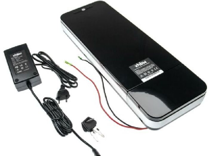 Porte bagages arrière batterie e-bike 11Ah Type1 + chargeur + USB + clé