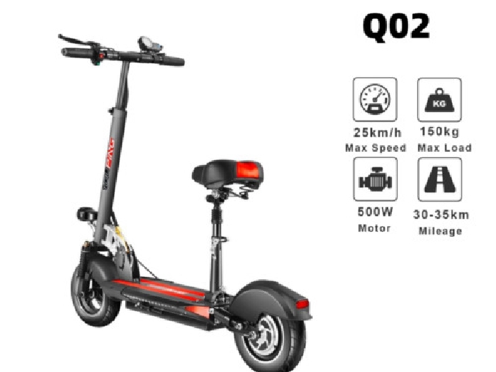 Q02 iScooter Trottinette électrique scooter patinette pliable 15000mAh 25 KM/H