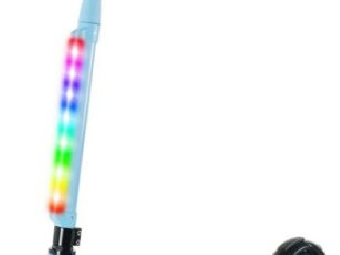 Trottinette Électrique Enfants Lumière LED Multicolore Vitesse Max 8kmh BLEU KDO