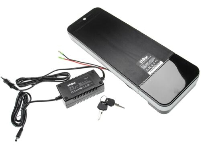 Porte bagages arrière batterie e-bike 8.8Ah Type3 + chargeur + USB + clé
