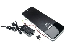 Porte bagages arrière batterie e-bike 15.4Ah Type3 + chargeur + USB + clé