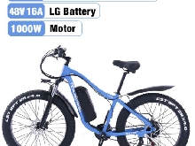 vélo électrique VTT 26*4 Pouces, Batterie 48V 16Ah, 1000W pour homme et femme