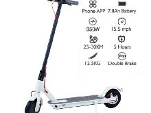 D8 Pro trottinette électrique Blanche, electric scooter 350W, 25km/h smart APP