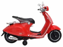 vidaXL Moto jouet électrique Vespa GTS300 Rouge