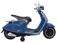 vidaXL Moto jouet électrique Vespa GTS300 Bleu