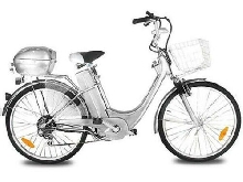City Bike Argent - Roule Coco - Vélo électrique
